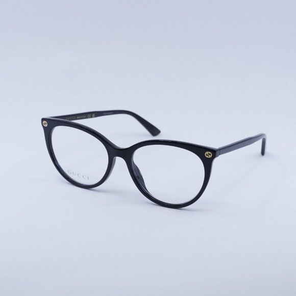 🕶️ New Gucci GG0093O 001 Eyeglasses - Black Frame